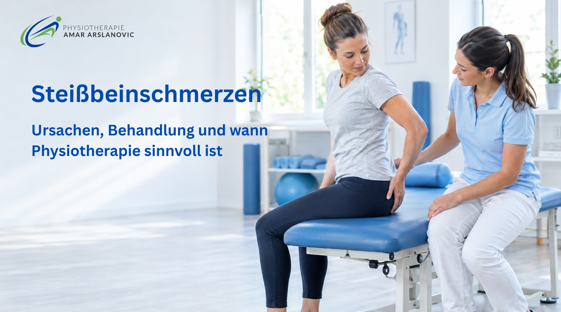 Steißbeinschmerzen: Ursachen, Behandlung und wann Physiotherapie sinnvoll ist